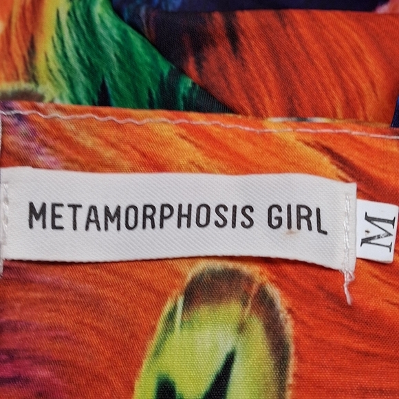 Metamorphosis Girl Colorful Maxi Dress With Cut Outs   Size M - Picture 15 of 15